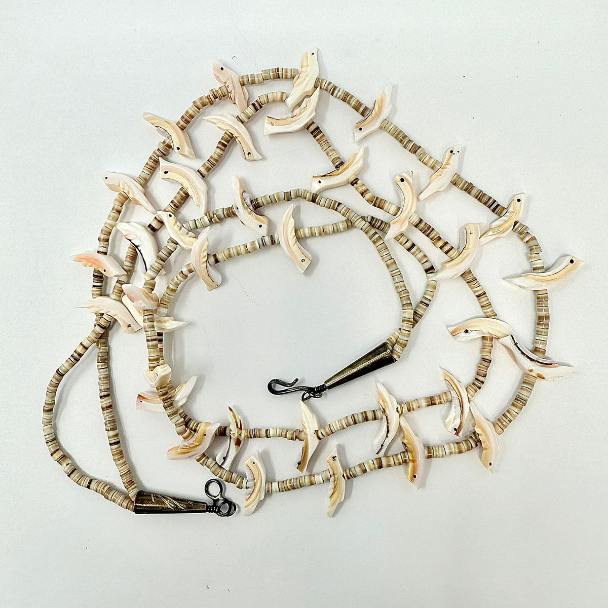 Zuni Double Stranded Fetish Necklace