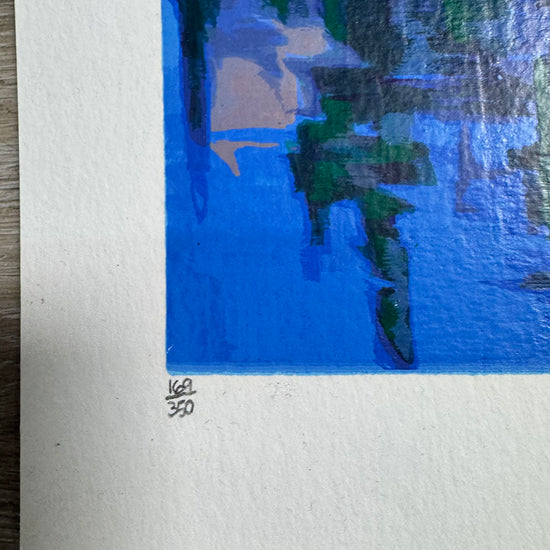 "Bavarian Village" Signed and Numbered 169/350