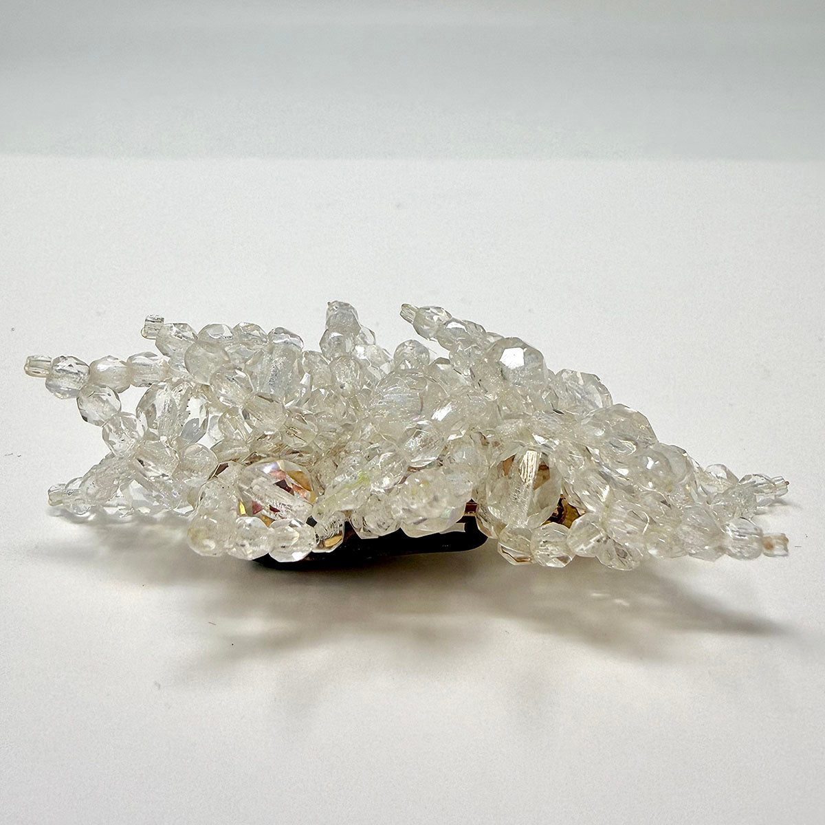 Coppola e Toppo Clear Beaded and Tiered Earrings
