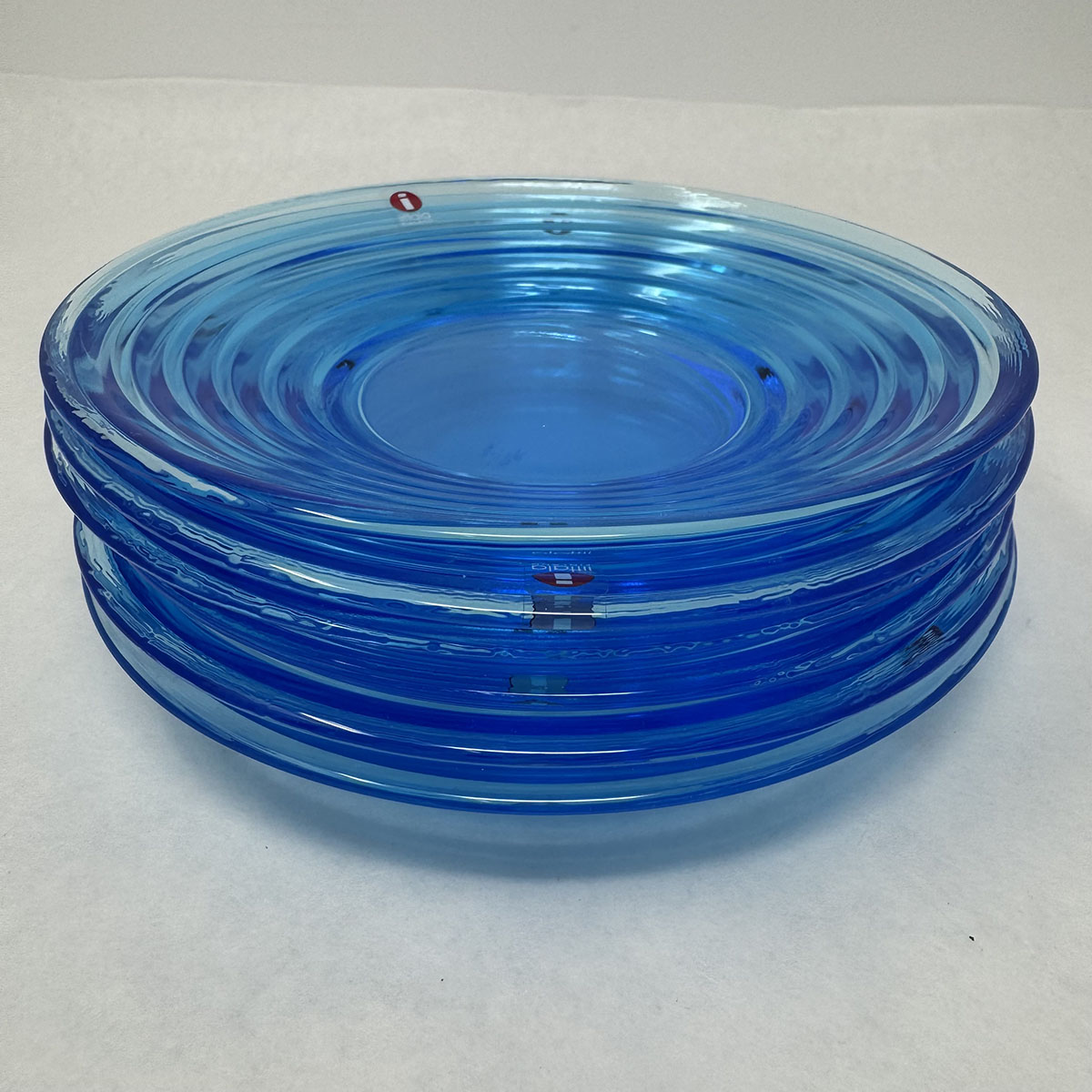 Set of 6 Aino Aalto Glass Plates
