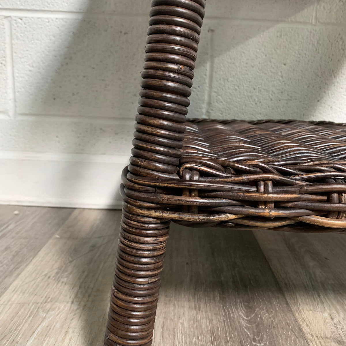 Pair of  Wicker Side Tables