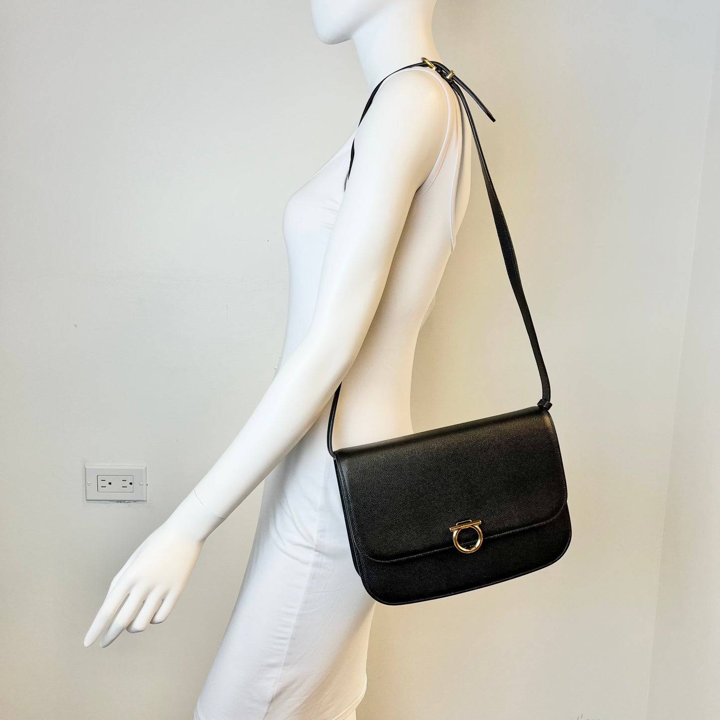 Salvatore Ferragamo Half Moon Flap Bag