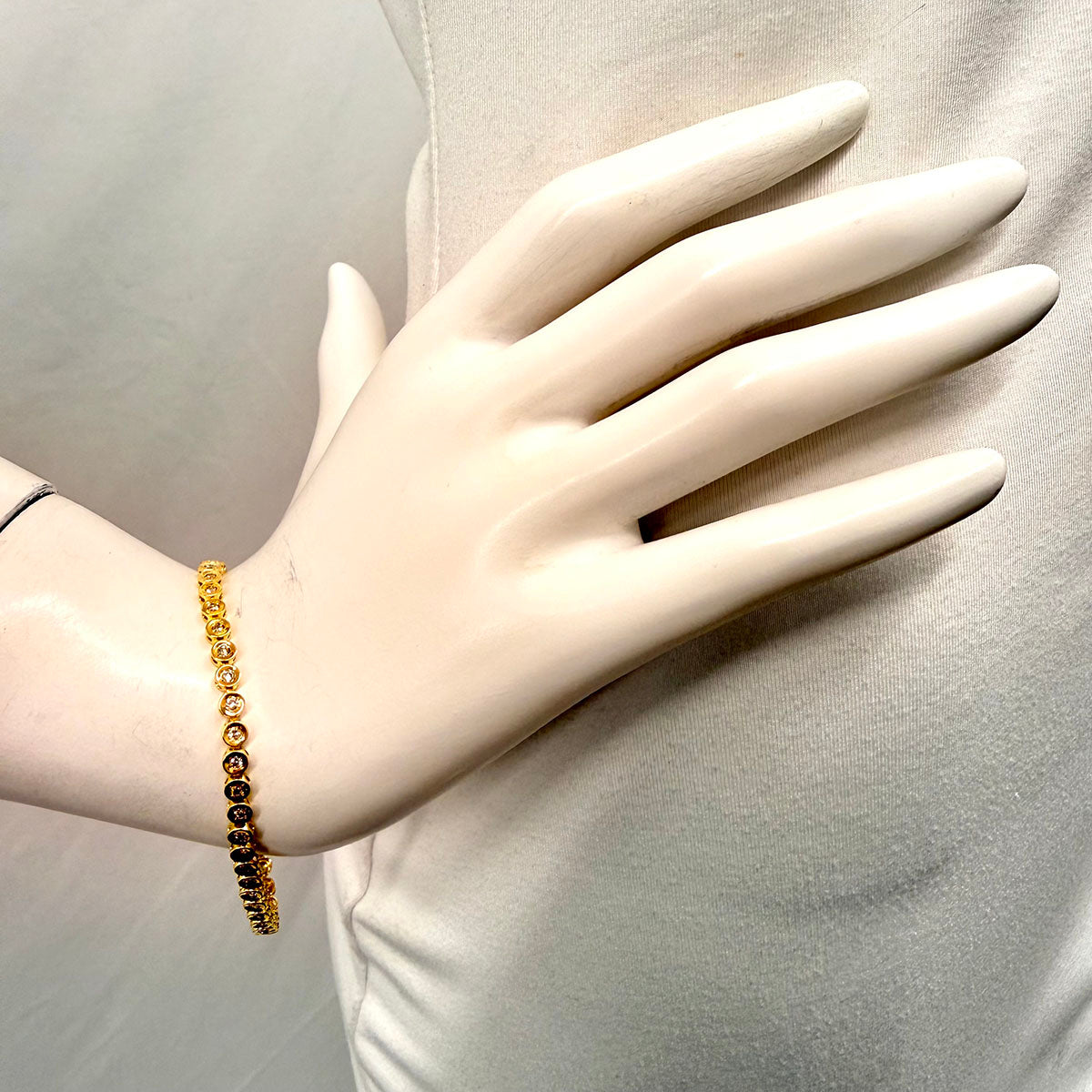 18K Diamond Tennis Bracelet