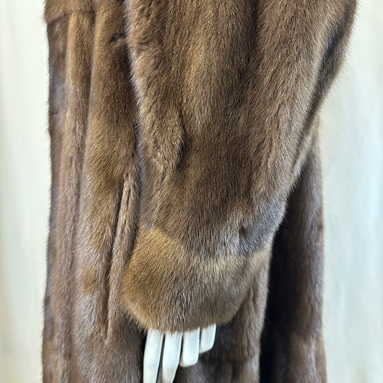 Christian Dior Tiered Full Length Mink Coat