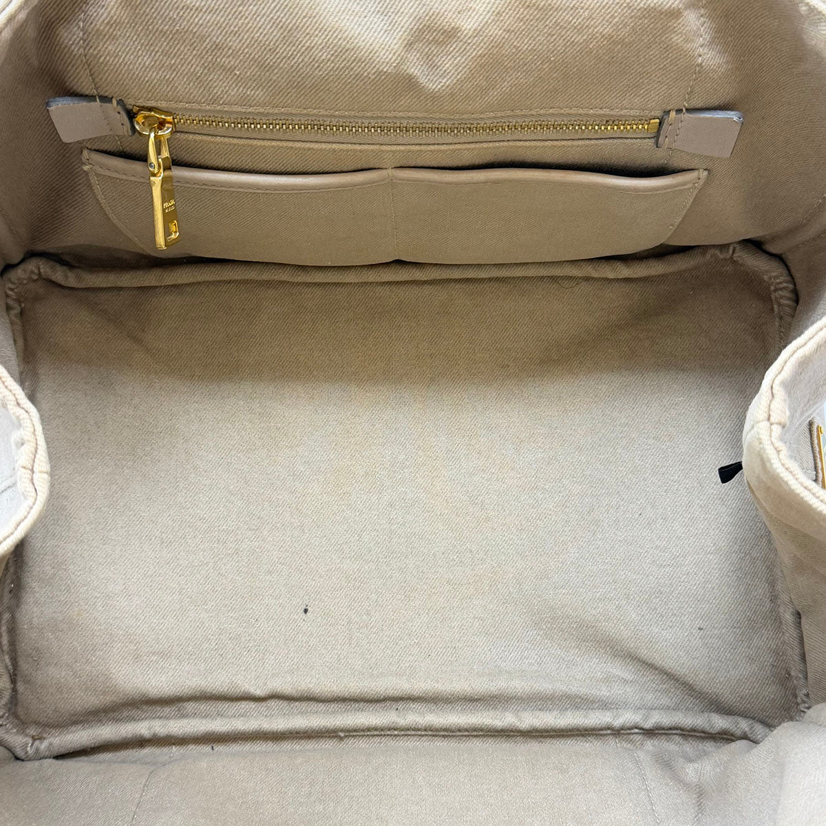 Prada Canvas Canapa Tote