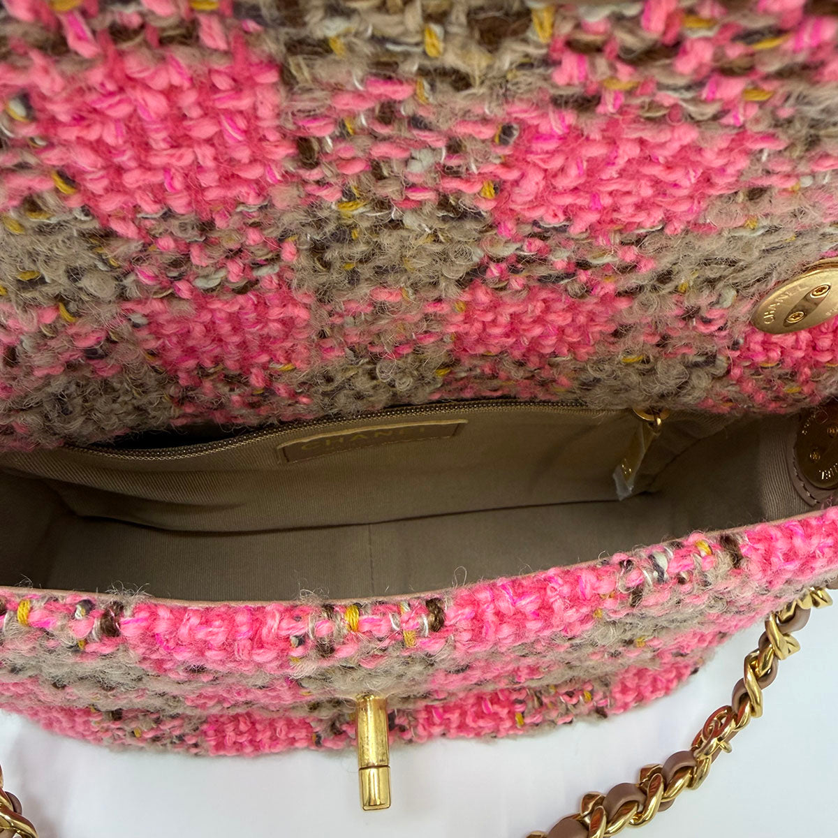 Chanel Tweed Shoulder Bag