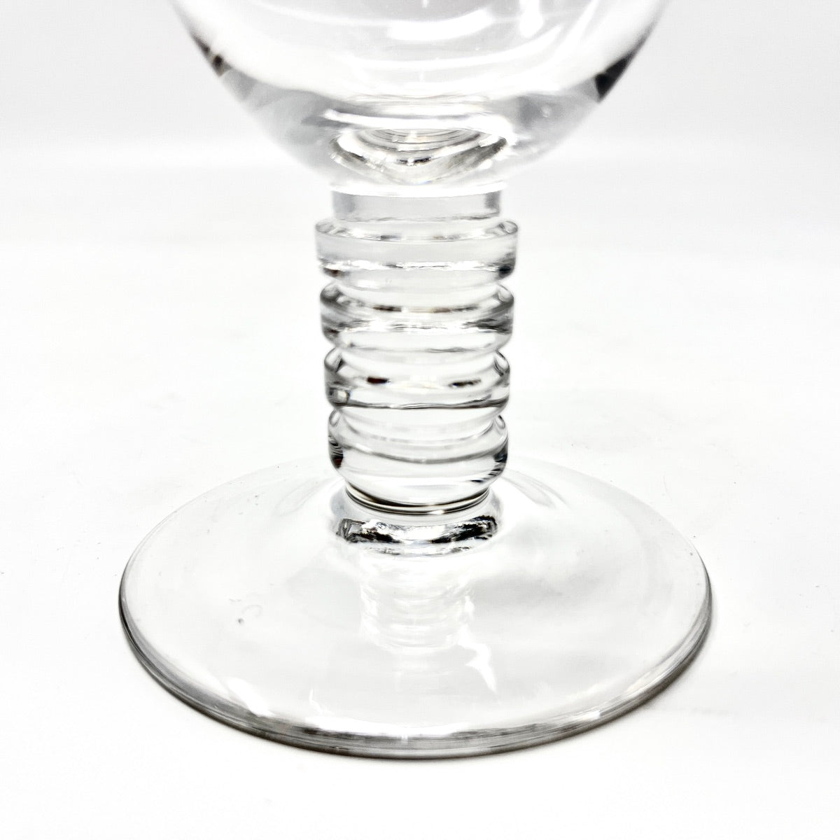 Set of 6 Stacked Stem Water Goblets