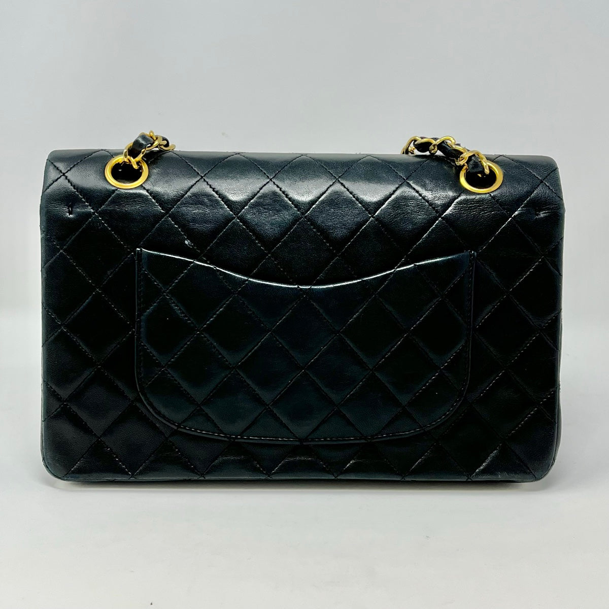 Authentic Chanel Clutch Classic Flap Crossbody Tweed And Leather