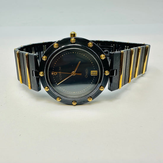 Corum 18K Gold and Black Gunmetal Watch