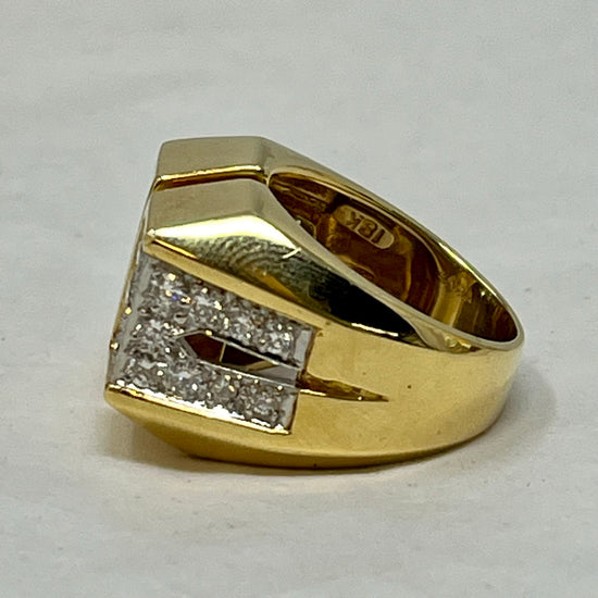 Montreaux 18K Gold Ring with Diamonds