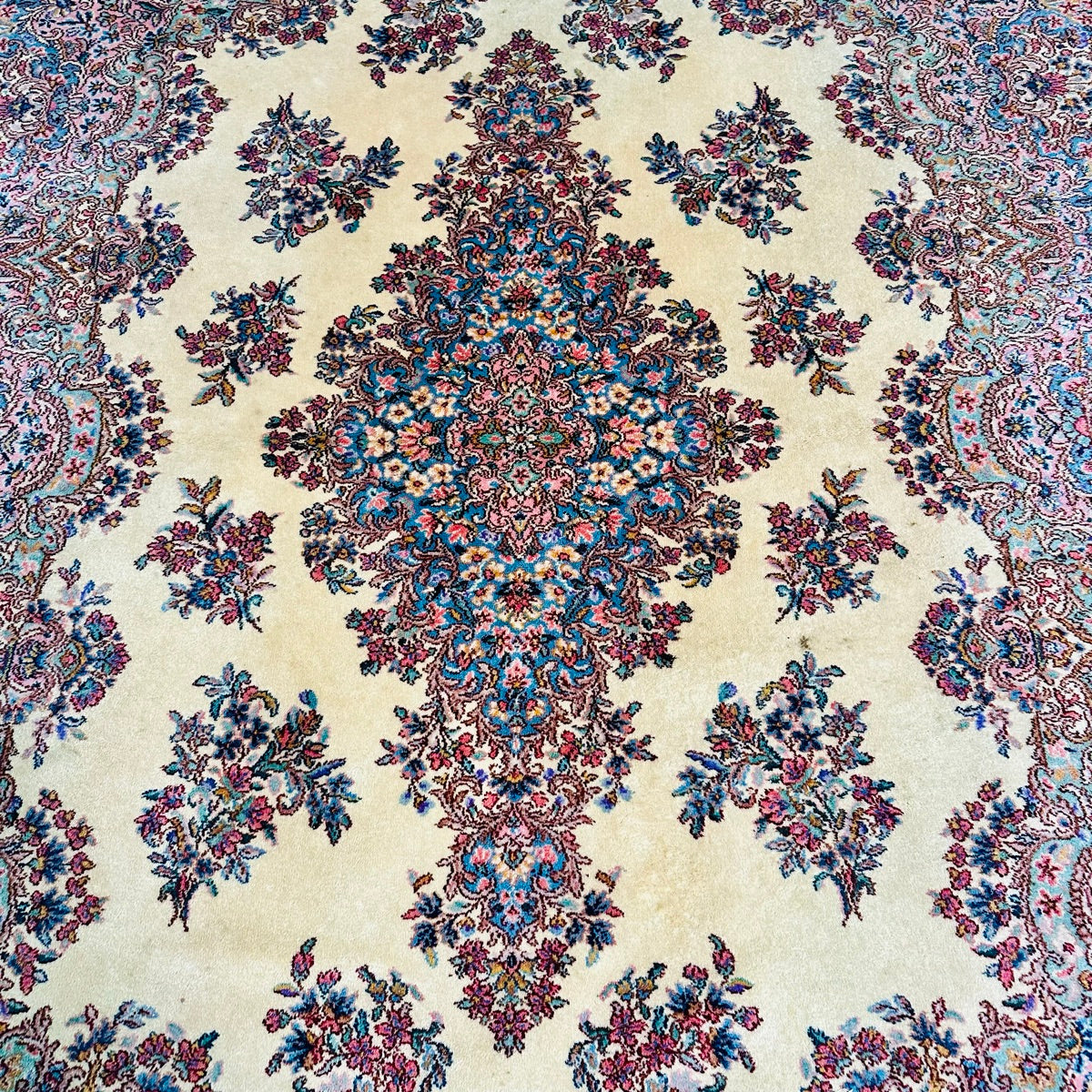 Red and Blue Multi-Color Rug