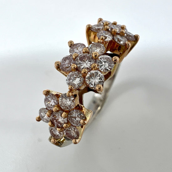 Gregg Ruth 18K Gold  Ring with Diamonds