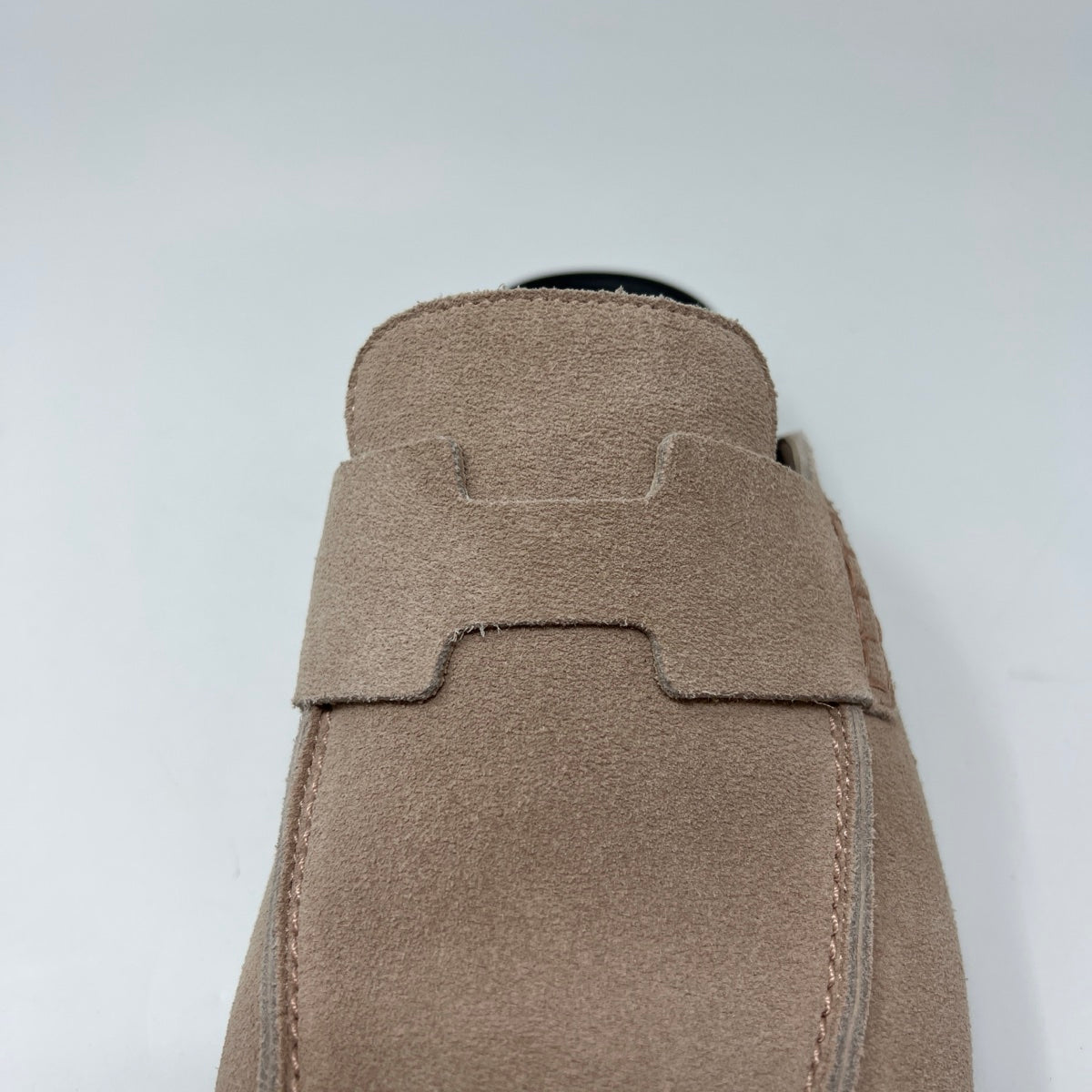 Hermes H Logo Suede Mules